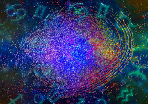 Astrology Horoscope Pattern Texture Background , Graphic Design