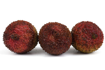 Lychee fruit. Far Eastern delicacy. Fruit is very popular in China.