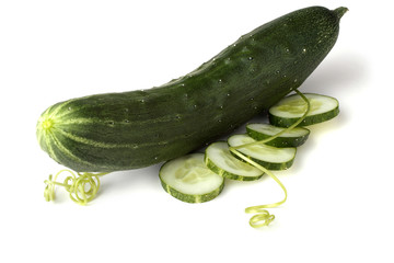 Cucumber and slices