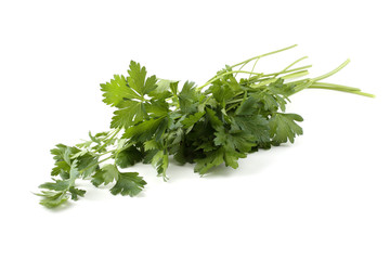 Parsley isolated on white