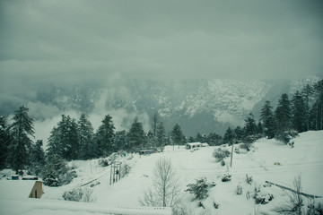 Auli is in Chamoli district in the Himalayan mountains of Uttarakhand, India