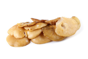Yellow oyster mushrooms.