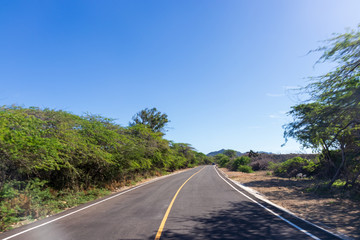 Naklejka premium Country road (Montecristi)