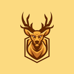Deer Mascot Logo Design