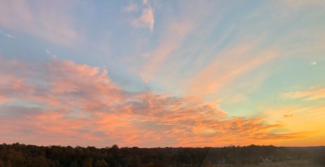 flaring sunset 