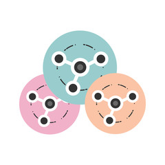 Business Network vector icon
