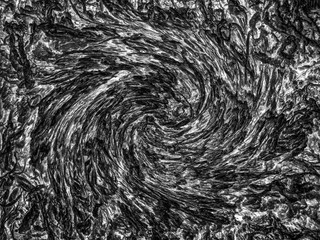 Spiral chaotic background in black and white