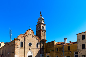 Fototapeta premium View of the old architecture of Venice, Italy