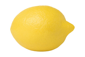 Lemon tropical fruit isolated on white background