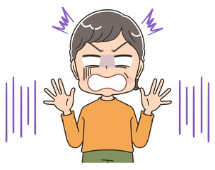 おばあちゃん シニア 女性 かわいい マンガ アニメ イラスト