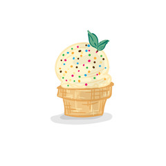ice cream bingsu dessert drawing graphic object