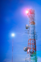 telecommunication tower Antenna.