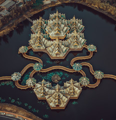 Ancient City temples, Muang Boran in Bangkok Thailand