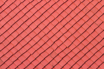 Clay red-brown roof.