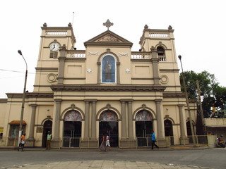 Fototapeta na wymiar St Anthony's Shrine, the church in Colombo, Sri Lanka