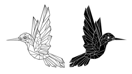 Polygonal hummingbird