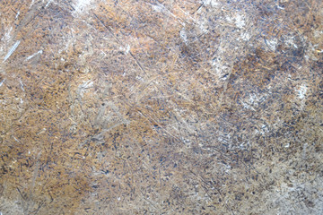 Aluminum that has been used In which the surface is rough and destroyed