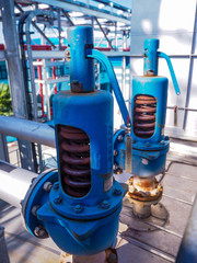 Safety valve in power plant.