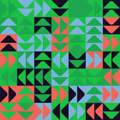Fototapeta premium Trendy Background With Simple Shapes