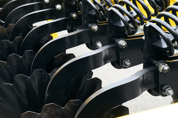 Modern cultivator for cultivating the land.