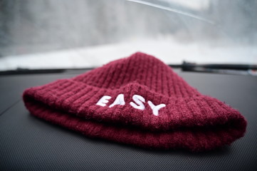 Hat in the car