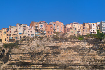 Fototapeta na wymiar Bonifacio on Corsica