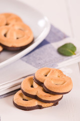 Chocolate Pretzel Cookies.