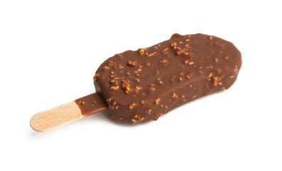 ice cream on a stick isolated