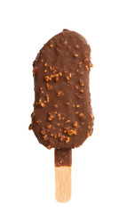 ice cream on a stick isolated