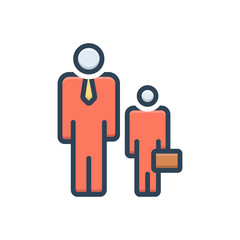 Color illustration icon for ancillary 