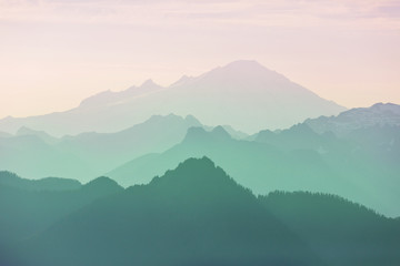 Fototapeta premium Mountains in Washington