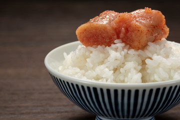 辛子明太子とご飯