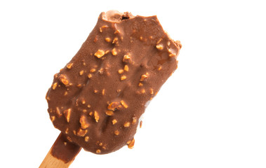 ice cream on a stick isolated