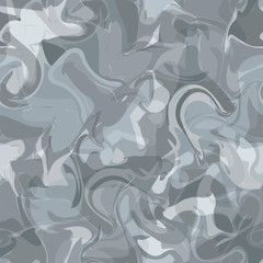 Urban camouflage. Military seamless pattern. Light grey.