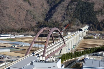 リニア中央新幹線実験線（山梨県都留市）