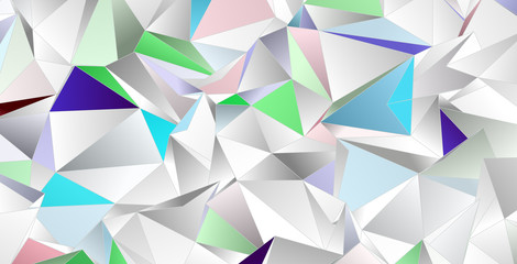 Triangular 3d, modern background