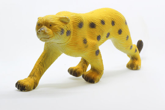 photos of animals made of plastic. commonly used as a learning medium to recognize animals