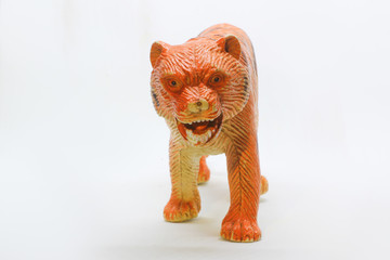 photos of animals made of plastic. commonly used as a learning medium to recognize animals