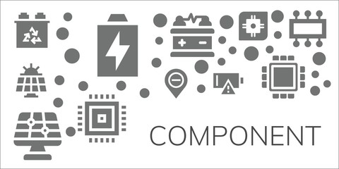 component icon set