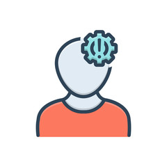 Color illustration icon for problem 