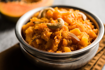 Papaya Halwa is a tasty indian sweet recipe