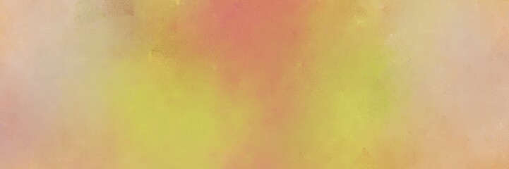 dark khaki, tan and peru colored vintage abstract painted background with space for text or image. can be used as horizontal background graphic