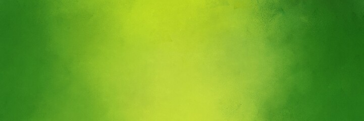 Obraz na płótnie Canvas yellow green, forest green and dark green color background with space for text or image. vintage texture, distressed old textured painted design. can be used as horizontal background graphic