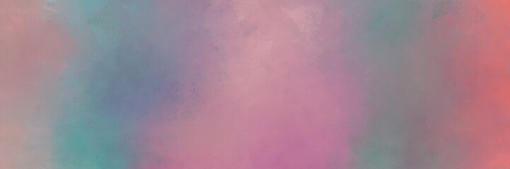 rosy brown, light slate gray and pale violet red colored vintage abstract painted background with space for text or image. can be used as horizontal background graphic