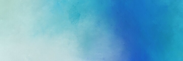 steel blue, sky blue and powder blue colored vintage abstract painted background with space for text or image. can be used as horizontal header or banner orientation