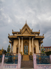Wat Sangker (Sangke Pagoda), a Buddhist temple of Battambang, Cambodia