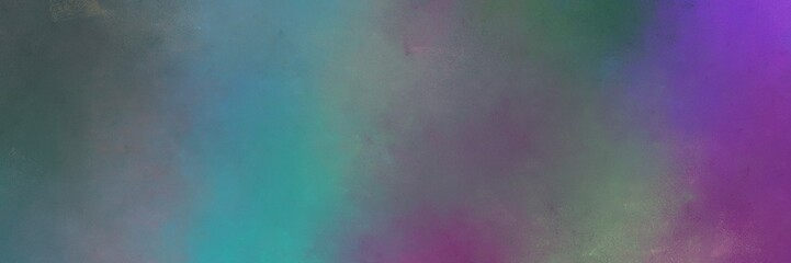 dim gray, blue chill and moderate violet color background with space for text or image. vintage texture, distressed old textured painted design. can be used as horizontal background graphic