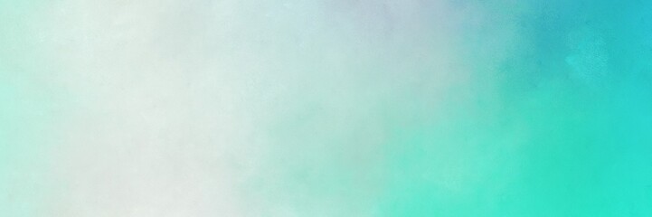 vintage texture, distressed old textured painted design with light gray and medium turquoise colors. background with space for text or image. can be used as horizontal background graphic