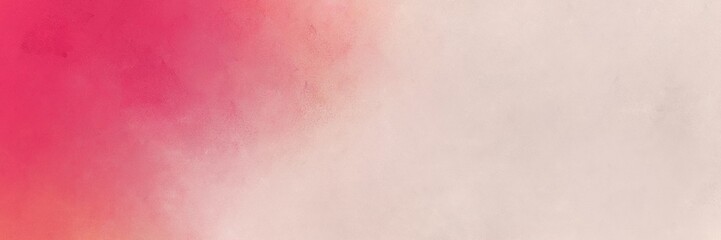 baby pink and moderate pink color background with space for text or image. vintage texture, distressed old textured painted design. can be used as horizontal header or banner orientation