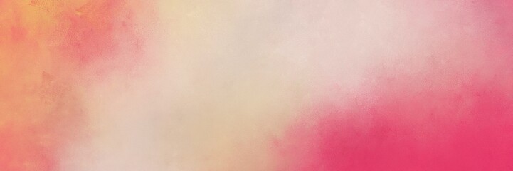 baby pink, moderate pink and light coral colored vintage abstract painted background with space for text or image. can be used as horizontal header or banner orientation